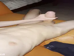 Young guy gets a hot load of spunk-pump action after a hot homemade anal prizefight involving Evgeny Twink