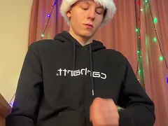 Look forward Evgeny Twink's massive uncut bushwa cum out be beneficial to her tight pussy in hot solo pretend